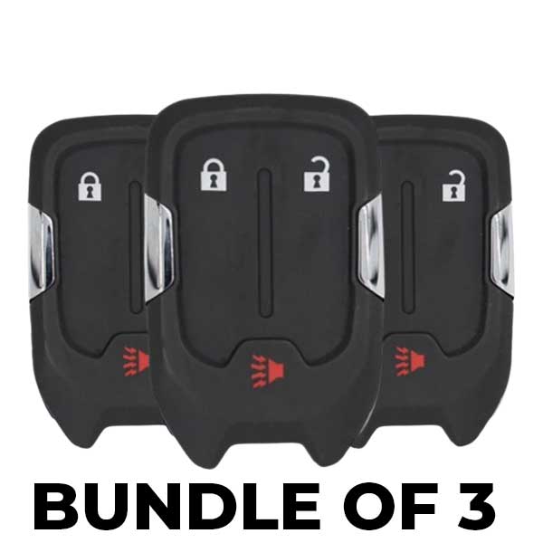 3 x 2015-2021 GMC / 3-Button Smart Key / HYQ1AA (BUNDLE OF 3)