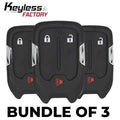 3 x 2015-2021 GMC / 3-Button Smart Key / HYQ1AA (BUNDLE OF 3)