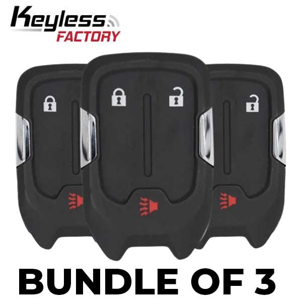3 x 2015-2021 GMC / 3-Button Smart Key / HYQ1AA (BUNDLE OF 3)