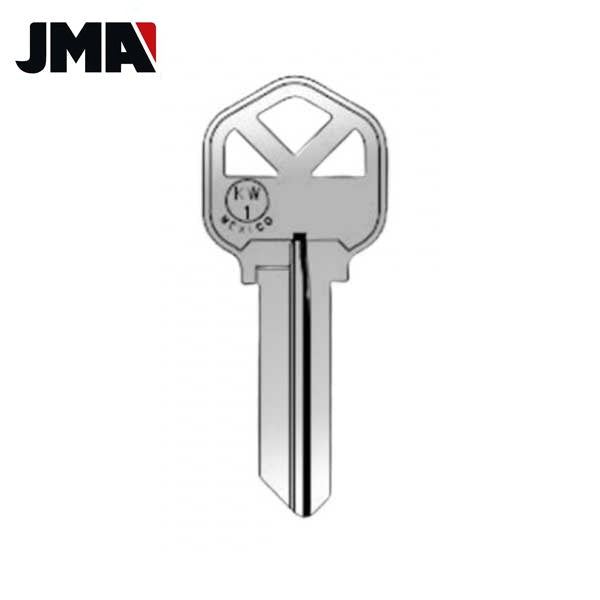 KW1 Keys - Nickel Finish Kwikset Key Blanks (JMA)