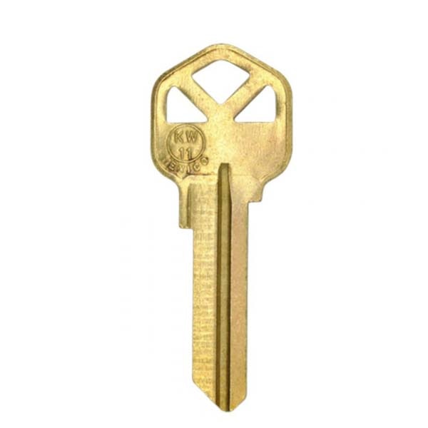 KW11 / Kwikset Key Blank / 6 Pin / Brass (JMA-KW11-BR)