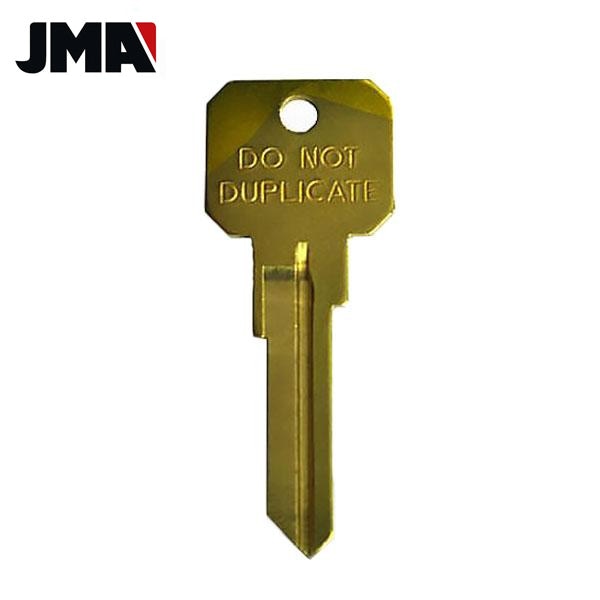 Kwikset Key KW1 (Do Not Duplicate) Blanks - Brass (JMA)