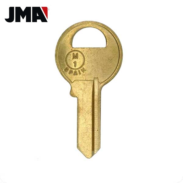 M1 / 1092 / Brass Metal Key Blank for Master Padlocks (JMA-MAS-10E)