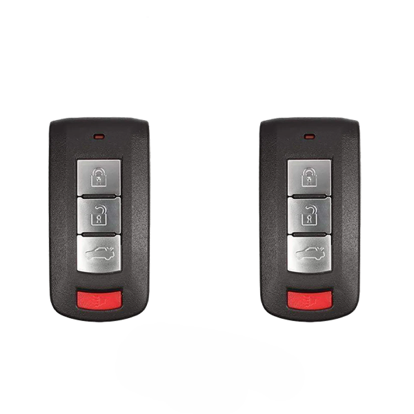 2 x 2016-2020 Mitsubishi Mirage G4 / 4-Button Smart Key / PN: 8637B424 / OUC003M (AFTERMARKET) (Pack of 2)