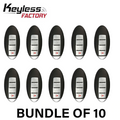 10 x 2007-2015 Nissan / Infiniti / 4-Button Smart Key / KR55WK48903 (9622) / (AFTERMARKET) (BUNDLE OF 10)
