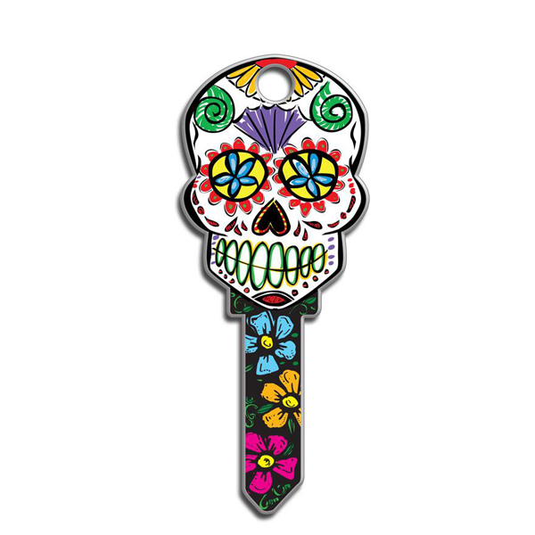 LuckyLine - B136S - Key Shapes - Sugar Skull - Schlage - SC1 - 5 Pack