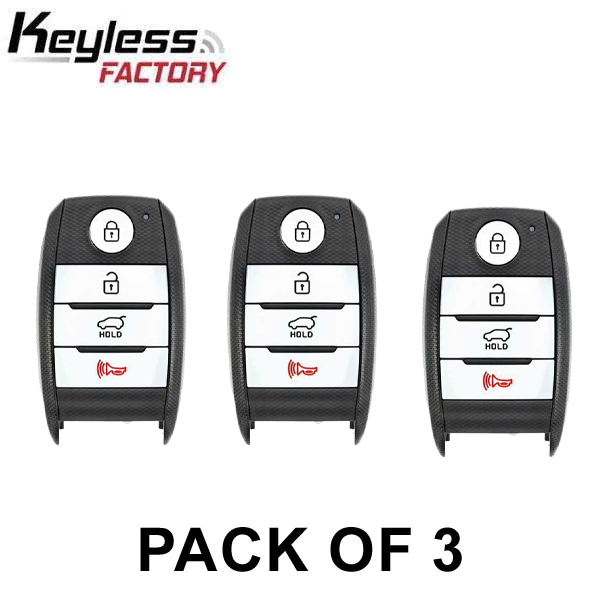3 x 2019-2020 Kia Sorento / 4-Button Smart Key / PN: 95440-C6100 / TQ8-FOB-4F06 (UMa PE) (AFTERMARKET) (Pack of 3)