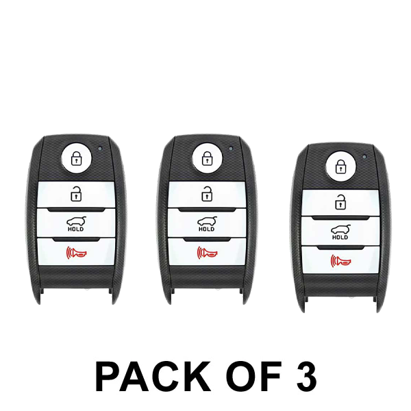 3 x 2019-2020 Kia Sorento / 4-Button Smart Key / PN: 95440-C6100 / TQ8-FOB-4F06 (UMa PE) (AFTERMARKET) (Pack of 3)