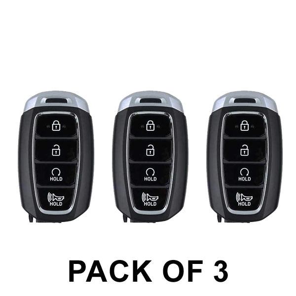 3 x 2020-2021 Hyundai Palisade / 4-Button Smart Key / PN: 95440-S8310 / TQ8-FOB-4F19 / (AFTERMARKET) (Pack of 3)