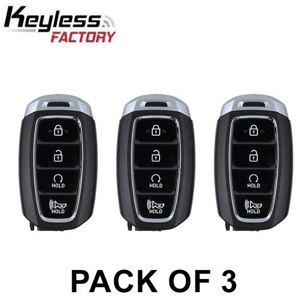 3 x 2020-2021 Hyundai Palisade / 4-Button Smart Key / PN: 95440-S8310 / TQ8-FOB-4F19 / (AFTERMARKET) (Pack of 3)
