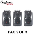 3 x 2018-2020 Buick Regal / 3-Button Smart Key / PN: 13506667 / HYQ4EA (AFTERMARKET) (Pack of 3)