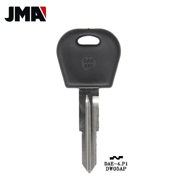 Saturn / Suzuki / Daewoo Mechanical Key Blank - DAE-4.P1 / DWO5AP (JMA-DAE-4-P1)