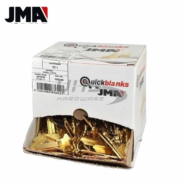 SC1 Keys - Brass Finish Schlage Key Blanks (JMA) Pack of 250