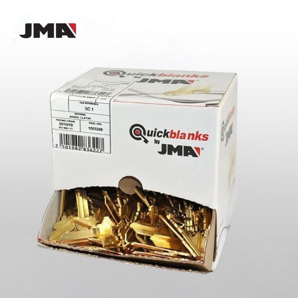 SC1 Keys - Brass Finish Schlage Key Blanks (JMA) Pack of 250