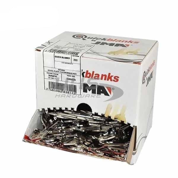 SC1 Keys - Nickel Finish Schlage Key Blanks (JMA) Pack of 250