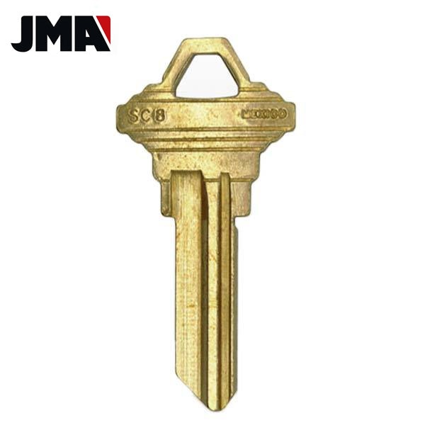 Schlage SC8 / 1145E 5-Pin Key Blank - Brass (JMA SLG-11E)