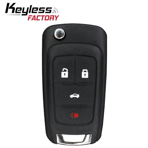 2010-2019 GM / 4-Button Flip Key / OHT01060512 (46 Chip)  (AFTERMARKET)