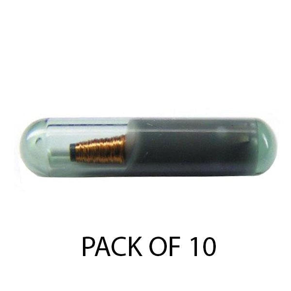TPX8 Cloneable Glass Transponder Chip - Megamos ID 48 (10 Pack)