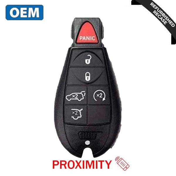 2009-2013 Jeep Grand Cherokee / 6-Button Fobik Key / PN: 68051666AI / IYZ-C01C (OEM Recase)