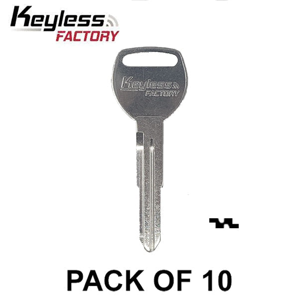 10 x HD103 - X214 - Honda - Acura - Metal Key Blank (10 PACK)