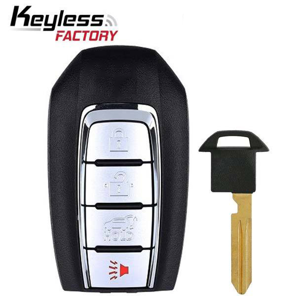2019-2020 Infiniti QX60 / 4-Button Smart Key / PN: 285E3-9NR4A / KR5TXN7 (AFTERMARKET)
